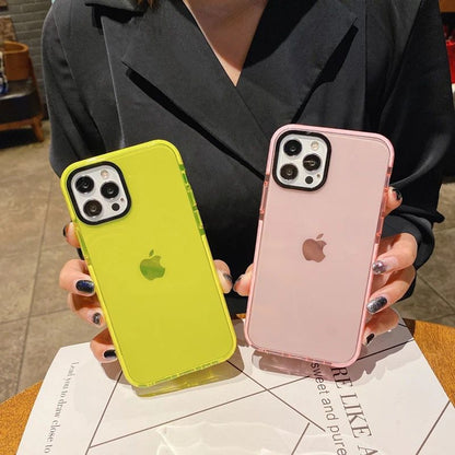 Fundas neon para iPhone 12 Mini, 12, 12 Pro y 12 Pro Max