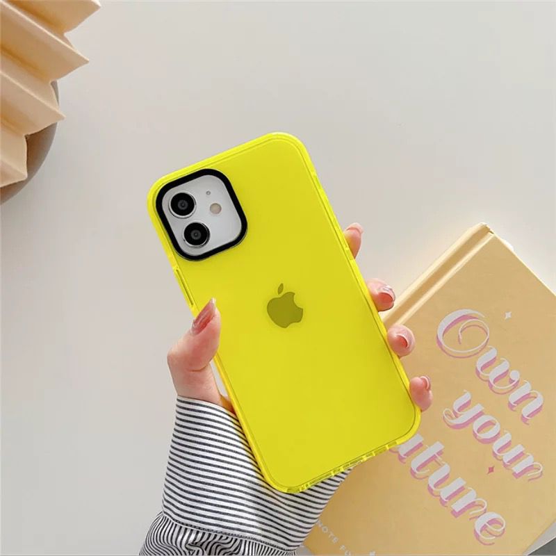Fundas neon para iPhone 12 Mini, 12, 12 Pro y 12 Pro Max