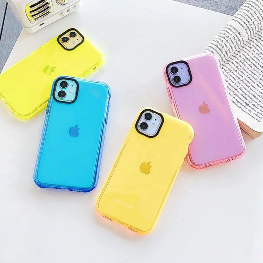 Fundas neon para iPhone 12 Mini, 12, 12 Pro y 12 Pro Max